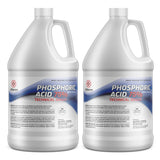 1-gallon containers (2) of 75% Technical Grade Phosphoric Acid in HDPE jugs, Alliance Chemical brand, UN1805 classification