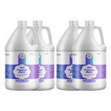 Four 1-gallon Alliance Chemical 30% Propylene Glycol Inhibited HDPE jugs with handles and white screw caps.