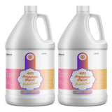 Two 1-gallon HDPE jugs of Alliance Chemical 40% Propylene Glycol Inhibited with white caps and handles.