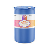 One 55-gallon plastic drum of Alliance Chemical 40% Propylene Glycol Inhibited with white caps and product label