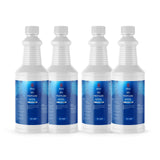 Four 1-quart HDPE jugs of Alliance Chemical 30% Propylene Glycol Technical Grade with white ribbed caps.