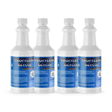 Four 1-quart Alliance Chemical Propylene Glycol Technical Grade bottles with white screw caps and blue product labels.
