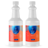 Two 1-quart bottles of Alliance Chemical 50% Propylene Glycol Technical Grade with white HDPE and screw caps.