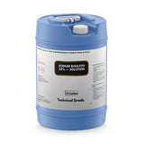 Alliance Chemical 15-gallon HDPE jug of Sodium Bisulfite 25% Solution – Technical Grade with white cap and handle.