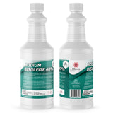 1-quart HDPE bottle of Sodium Bisulfite 40% solution by Alliance Chemical