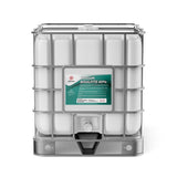 275-gallon IBC tote of Sodium Bisulfite 40% industrial chemical solution , and Alliance Chemical safety labeling
