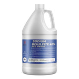 1-gallon Alliance Chemical Sodium Bisulfite 40% ACS Grade HDPE jug with a handle and a screw cap.