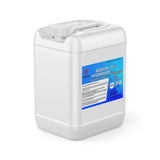 5-gallon HDPE container of 25% Sodium Hydroxide (Caustic Soda), technical grade, with blue Alliance Chemical label