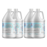 4x1-gallon sodium hydroxide 25% ACS grade caustic soda in HDPE containers with Poison warning labels, Alliance Chemical