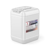 5-gallon HDPE container of 37% electrolyte-grade sulfuric acid, white industrial container with Alliance Chemical labeling