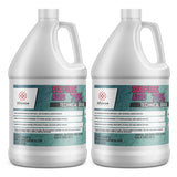 Two 1-gallon HDPE jugs of Alliance Chemical Sulfuric Acid 70% with white screw caps, labels, and integrated handles