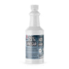 1-quart white HDPE bottle of 75% ACS-grade vinegar, featuring Alliance Chemical branding and corrosive warning symbol on blue-gray label.