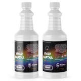 1-quart bottles of VM&P Naptha industrial solvent by Alliance Chemicals
