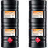 Alliance Chemical 55-gallon black steel drums of ACS-grade Xylene solvents, displaying flammable liquid