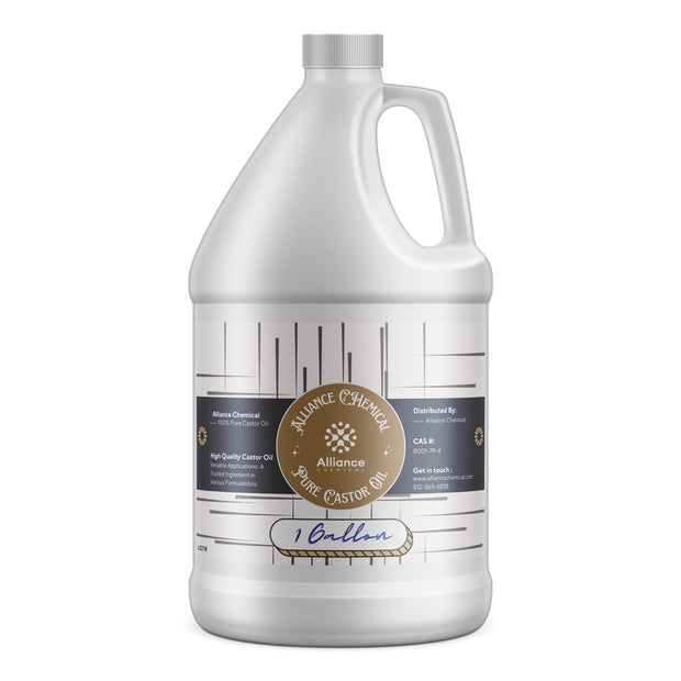 Alliance Chemical 100% Pure Castor Oil in 1-gallon white HDPE jug