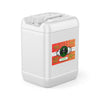 5-gallon ACS-grade pure castor oil in white HDPE industrial container with Alliance Chemical labeling and secure screw-top closure system.