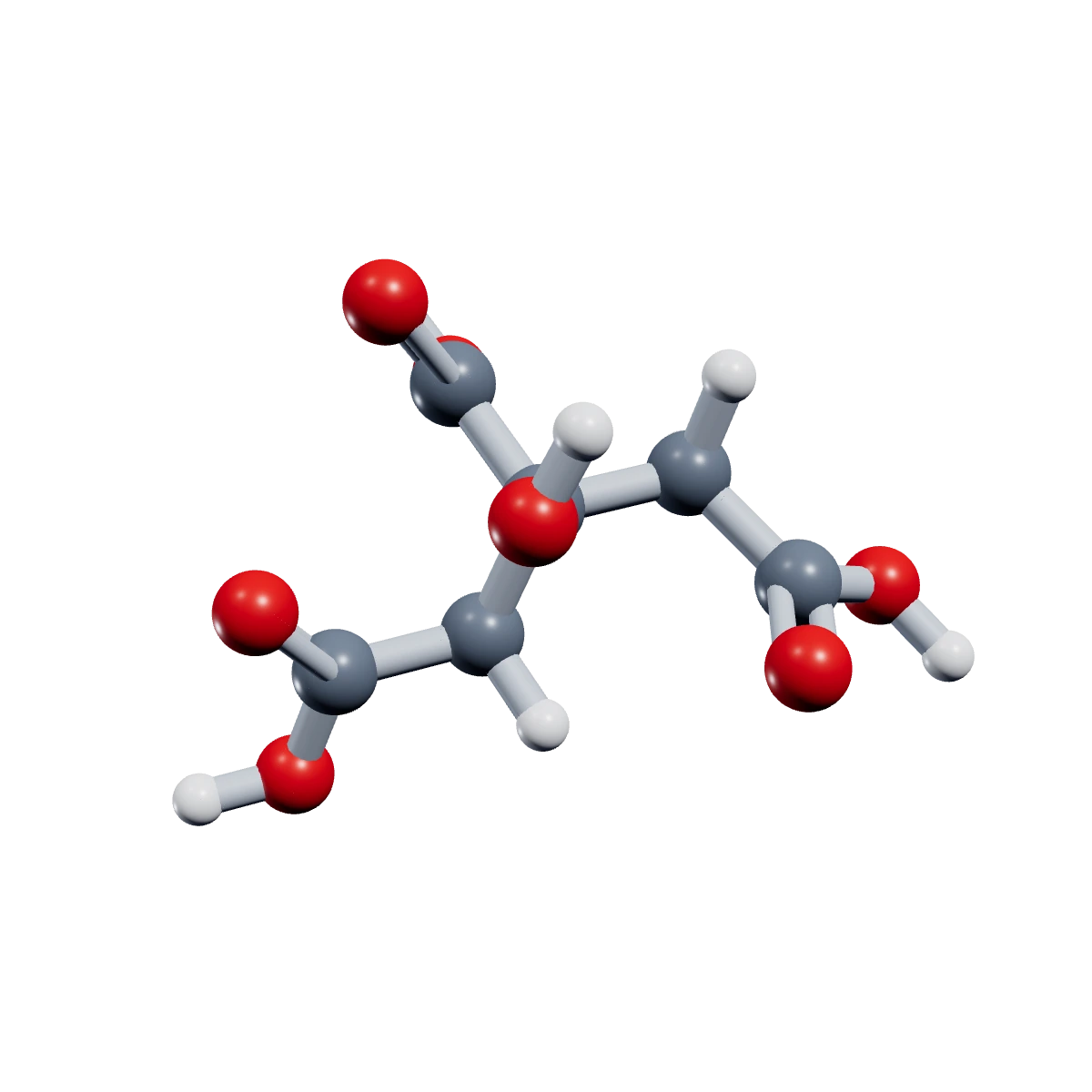 3D model of a Citric acid molecule