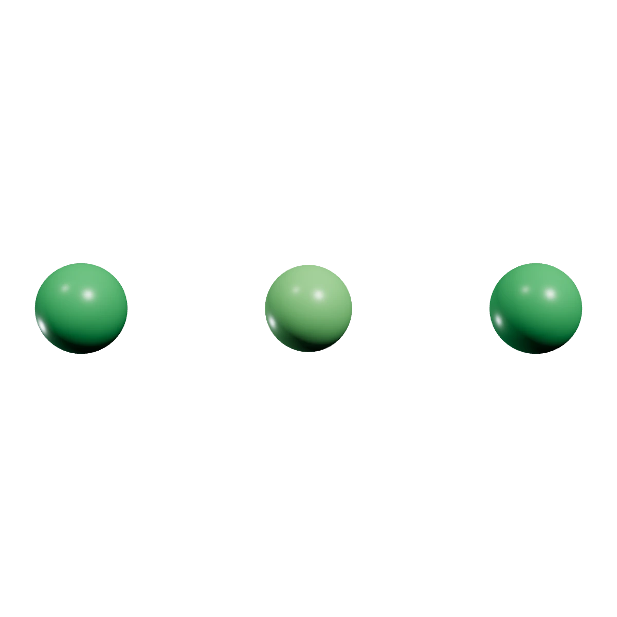 Ball-and-stick model of Magnesium chloride