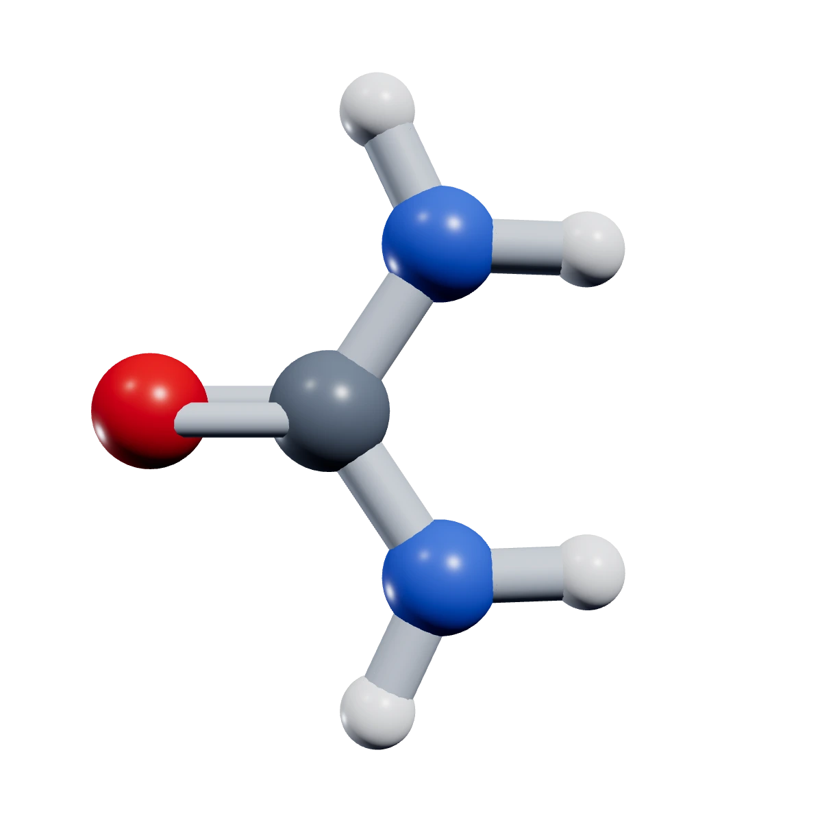 Ball-and-stick model of Urea